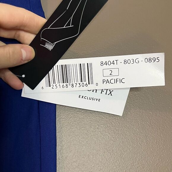 NWT! Tribal blue fia cuffed cropped trousers - Picture 12 of 12